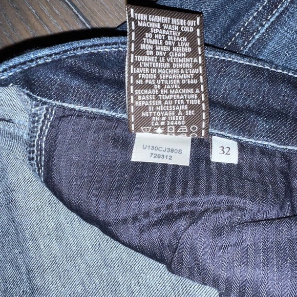 7 For All Mankind A Frame Jeans Womens 32 Dark Wash Denim Blue Bootcut NEW - Picture 6 of 8